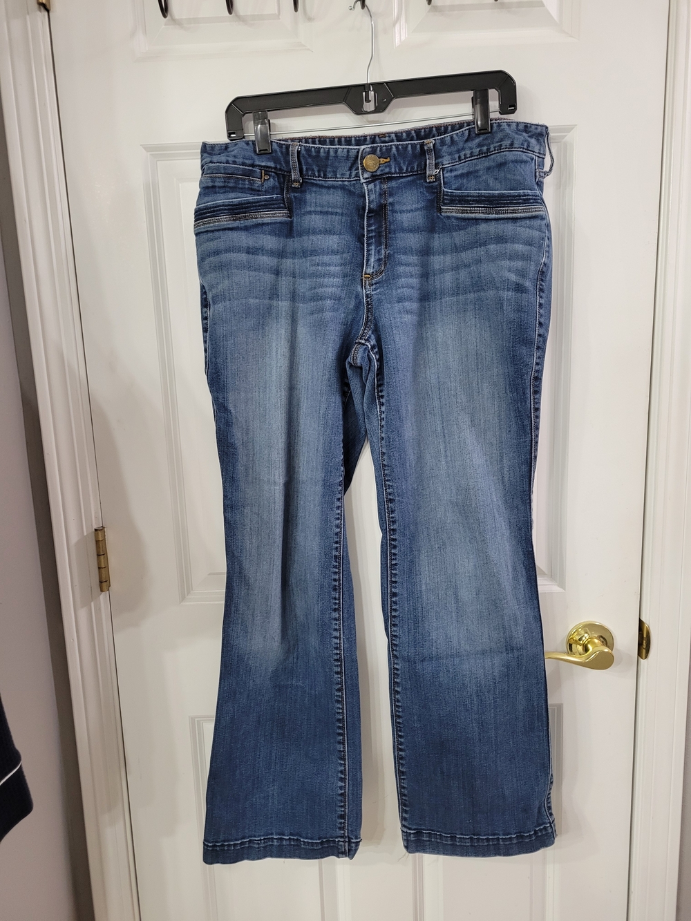 Eddie Bauer Medium Blue Flare Jeans
